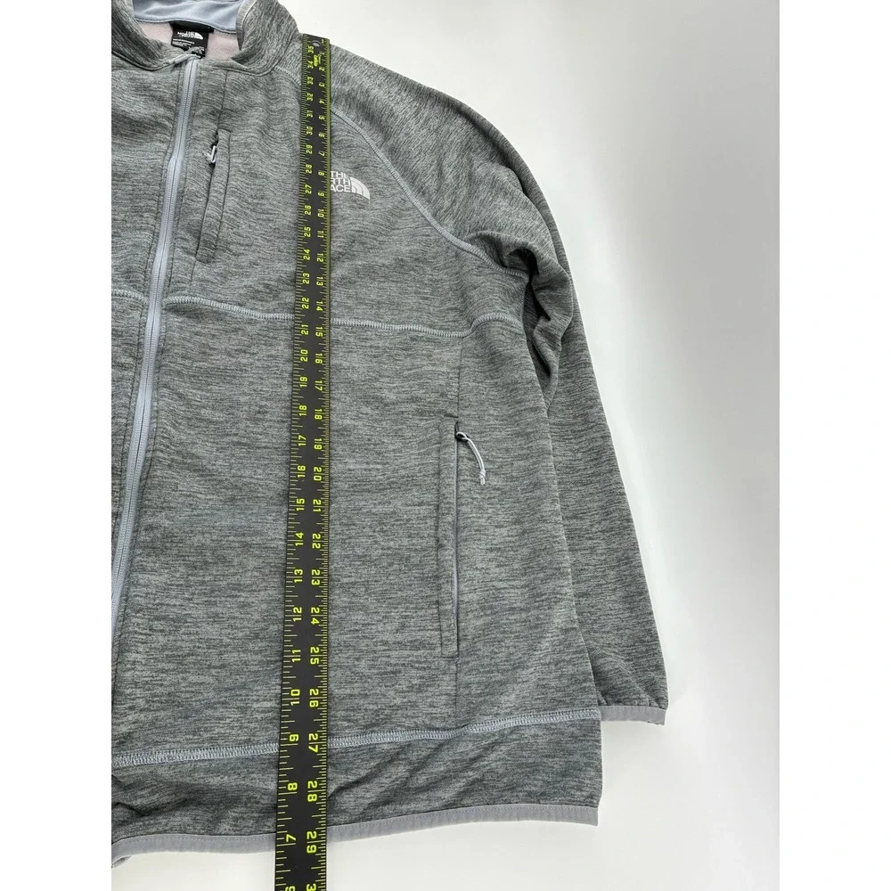 The North Face Skyline Full‎ Zip Fleece Jacket Mens XXL Grey Heather NF0A5G9V
